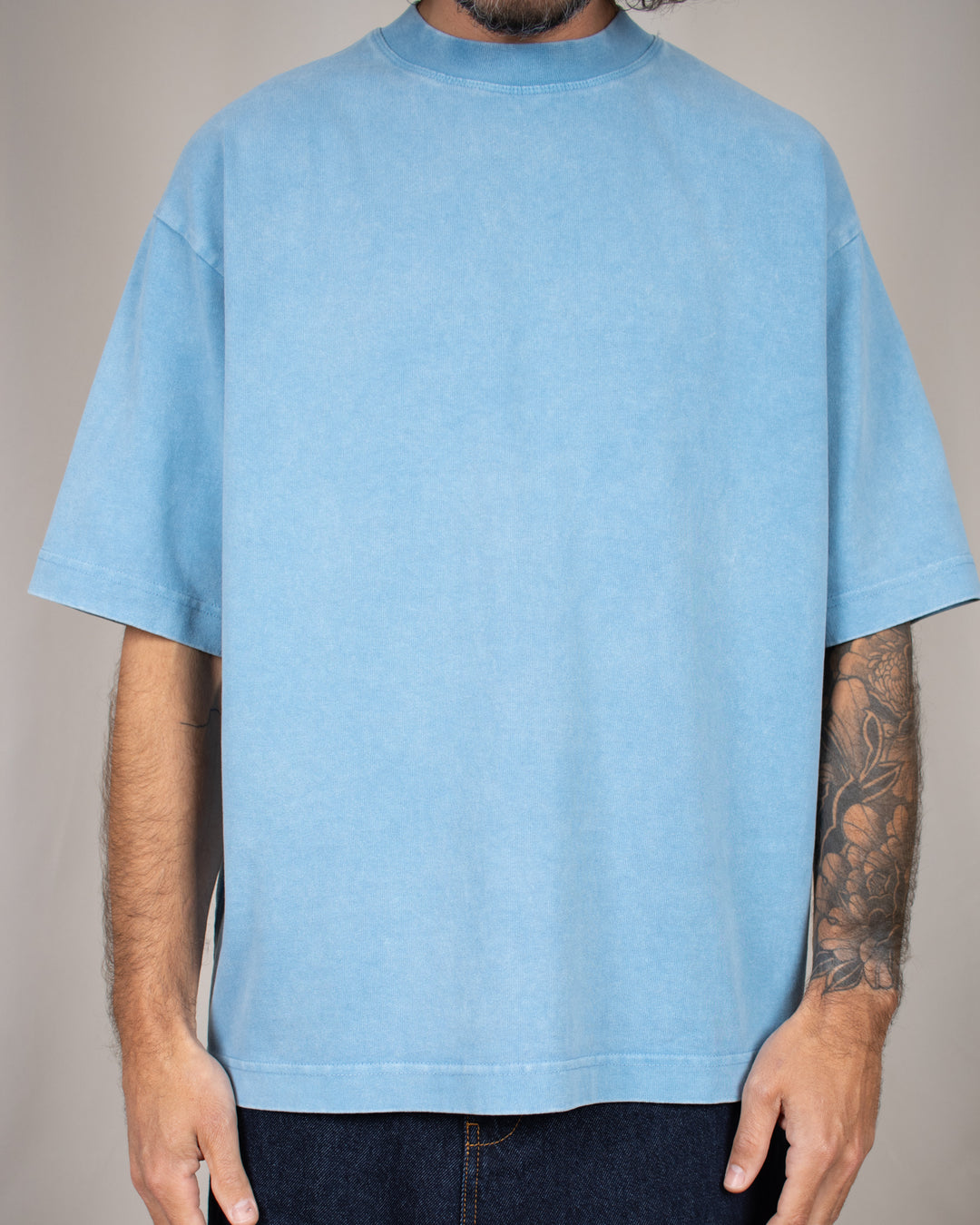 Heavy Oversize Tee Ocean Washed