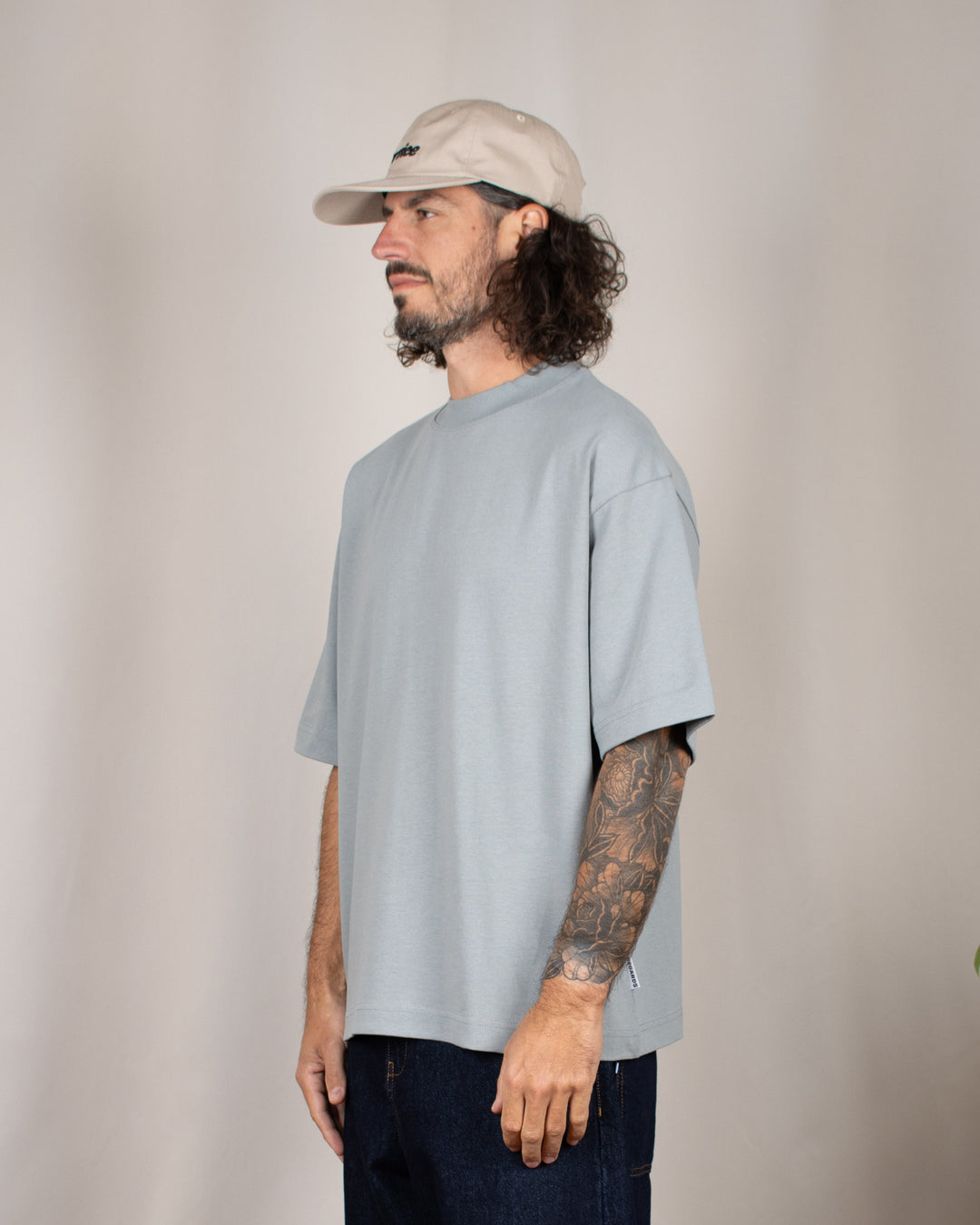 Heavy Oversize Tee Frosted Moss