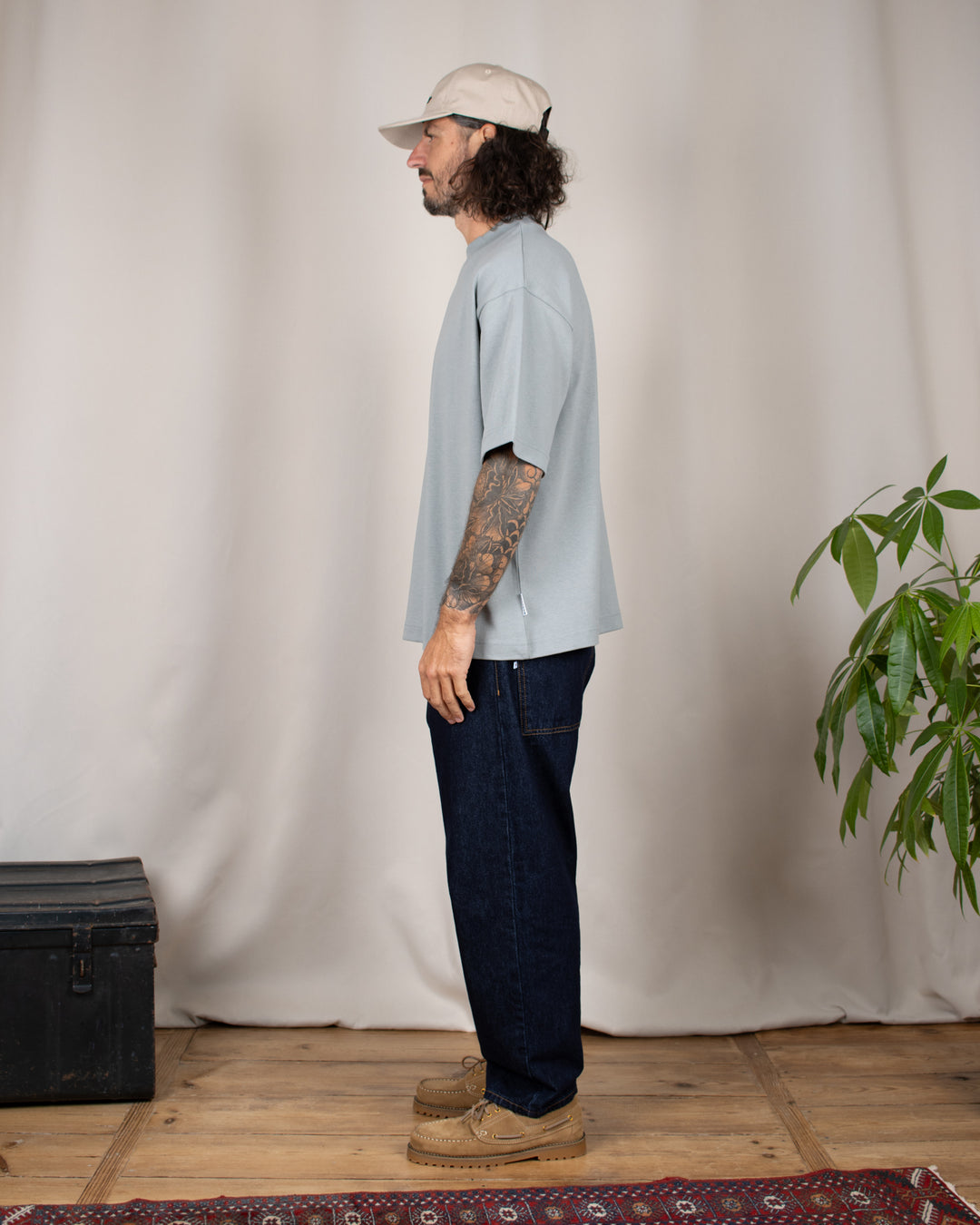 Heavy Oversize Tee Frosted Moss