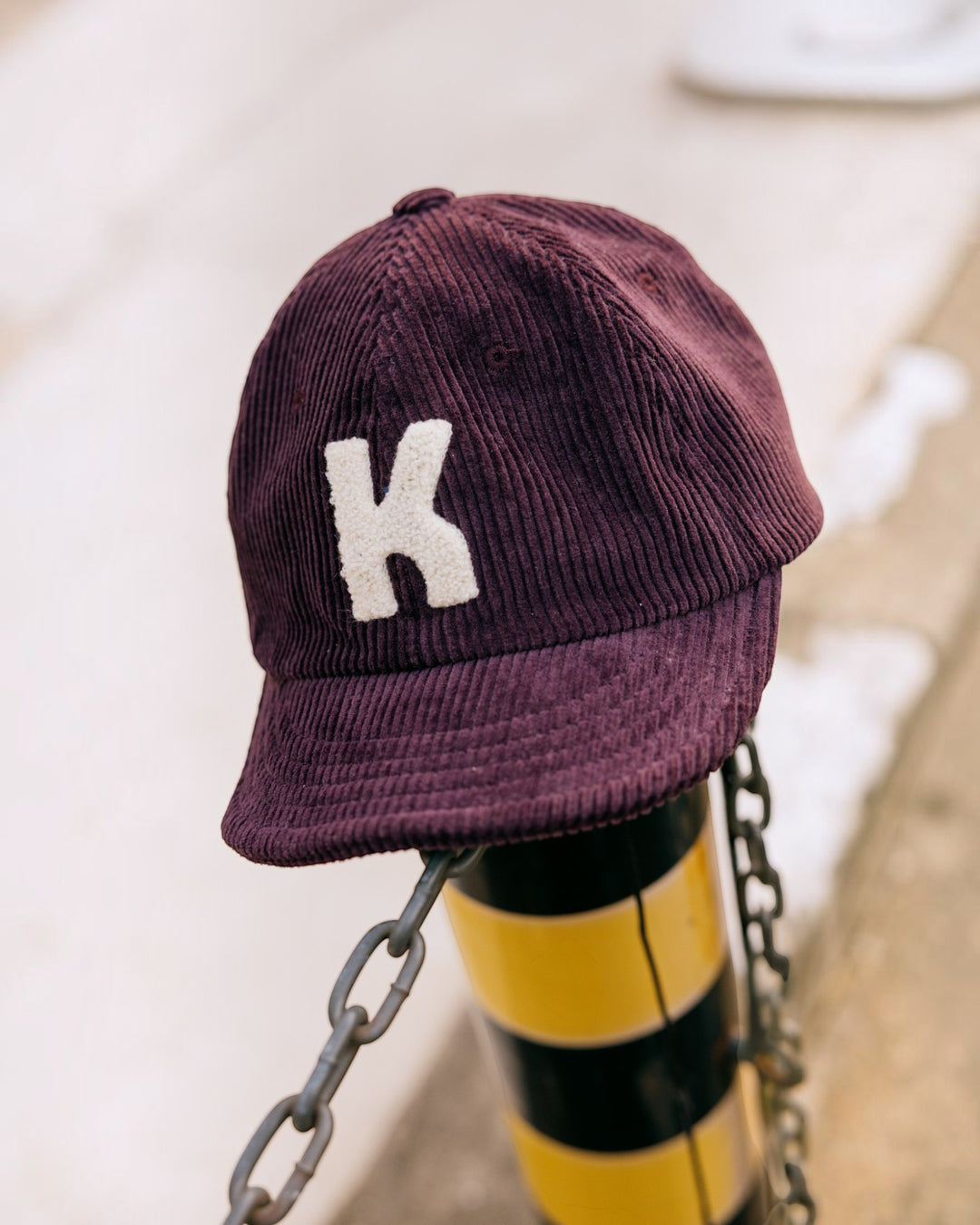 Corduroy Logo Cap Purple