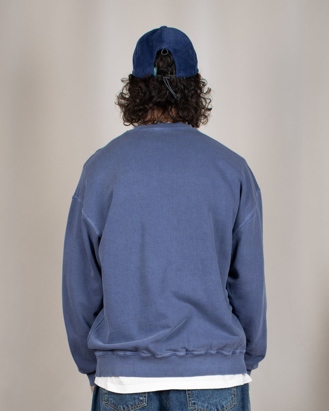 Pigment Sweat Shirt Vintage Navy