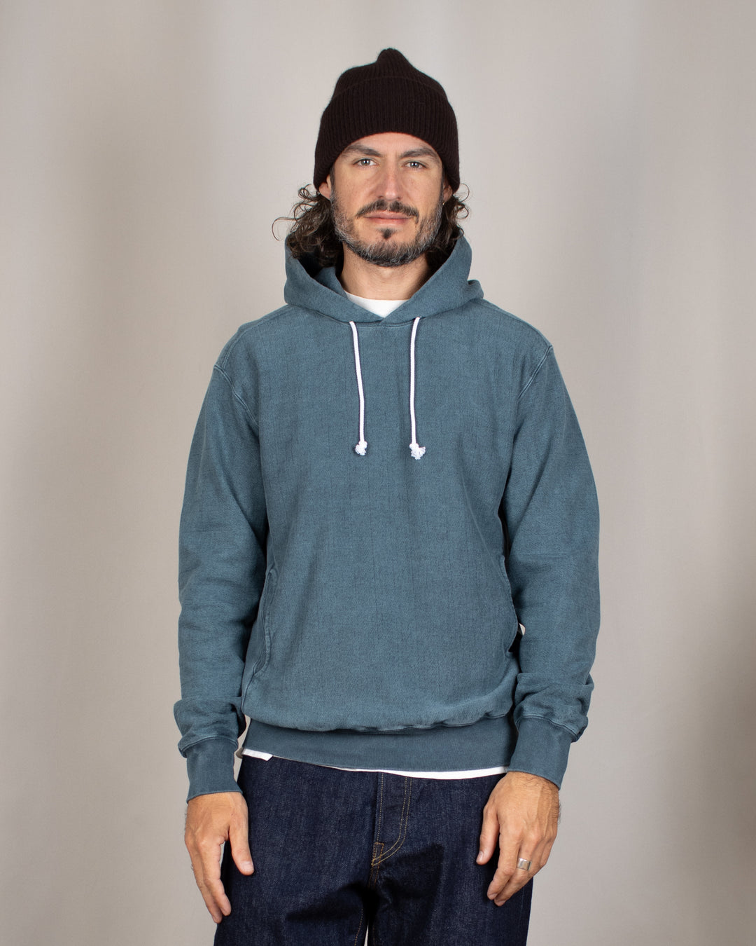 Heavy Pullover Hood Sweat P-Slate