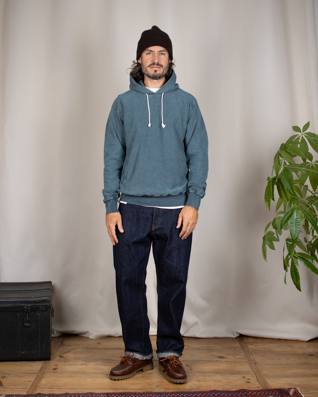Heavy Pullover Hood Sweat P-Slate