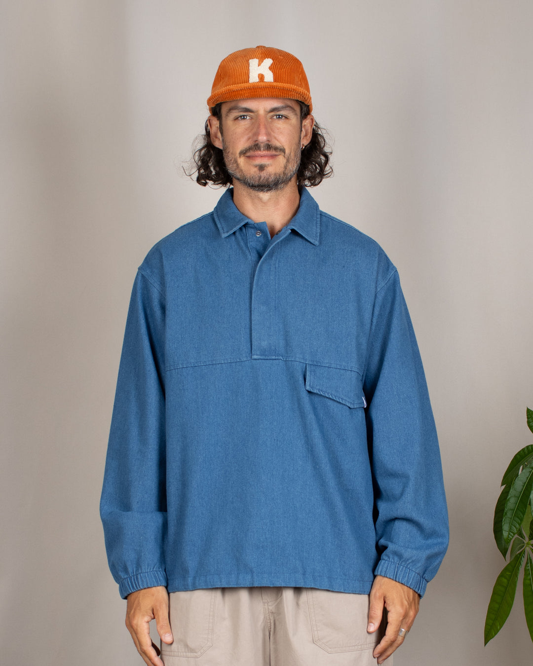 Ohio M/L Overshirt Blue Denim