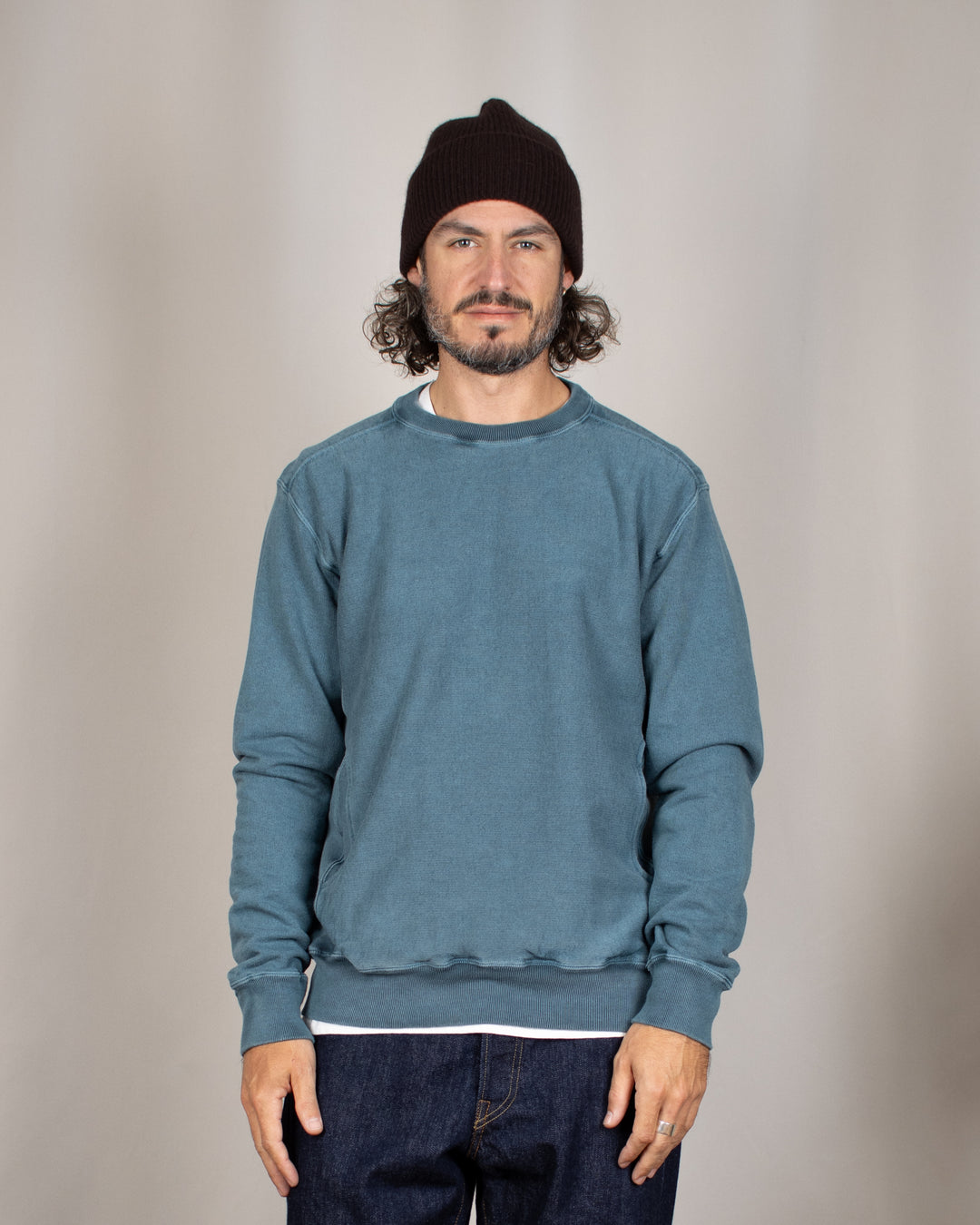 Heavy Crew Sweat P-Slate