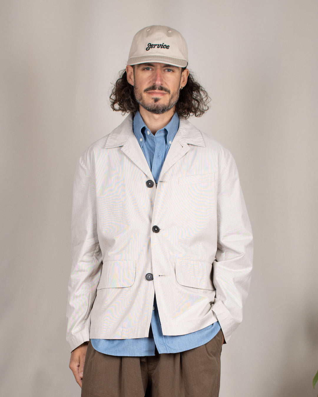 Franck Jacket Kennedy Stripe Brown