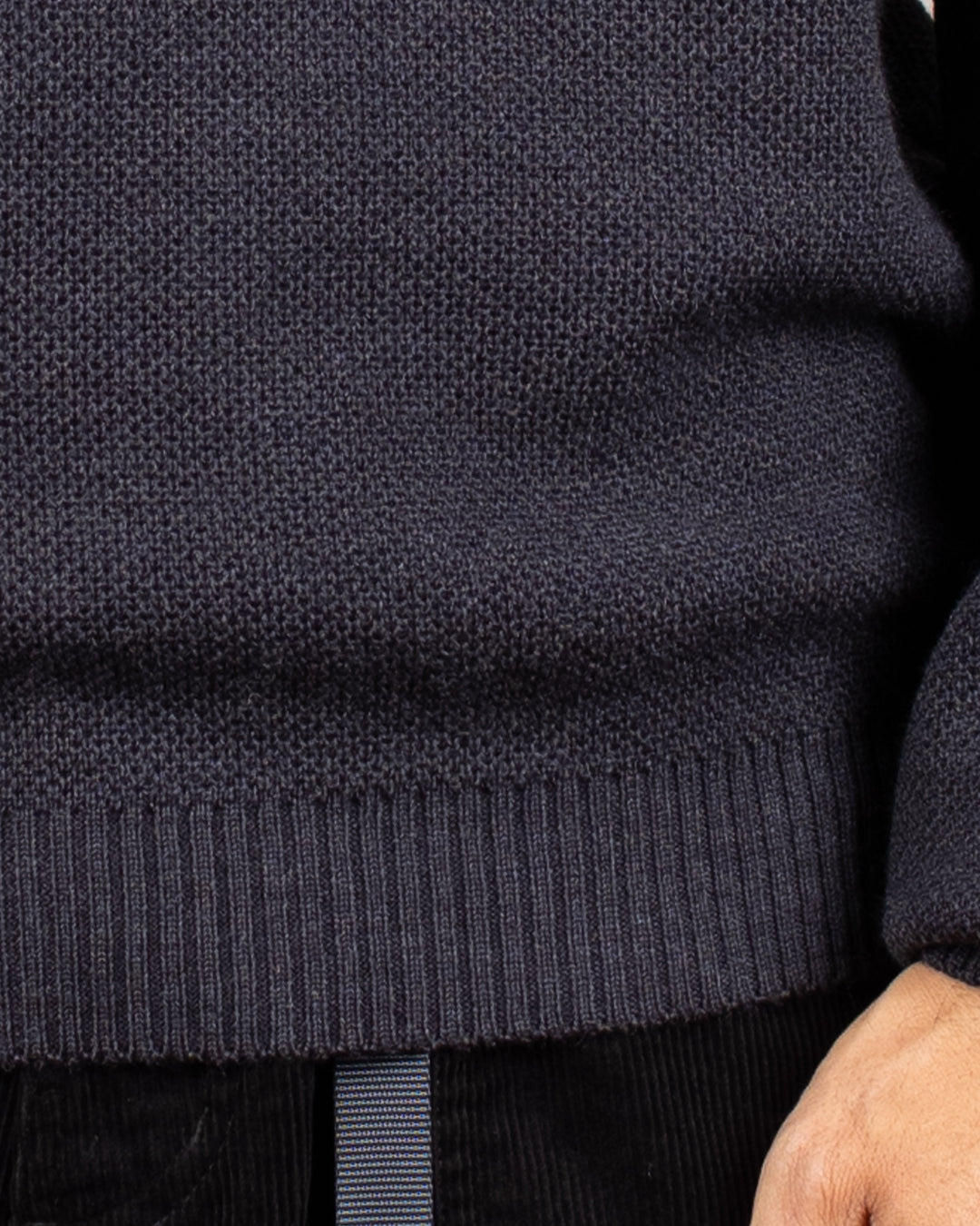 Pull Youri Col Rond Anthracite