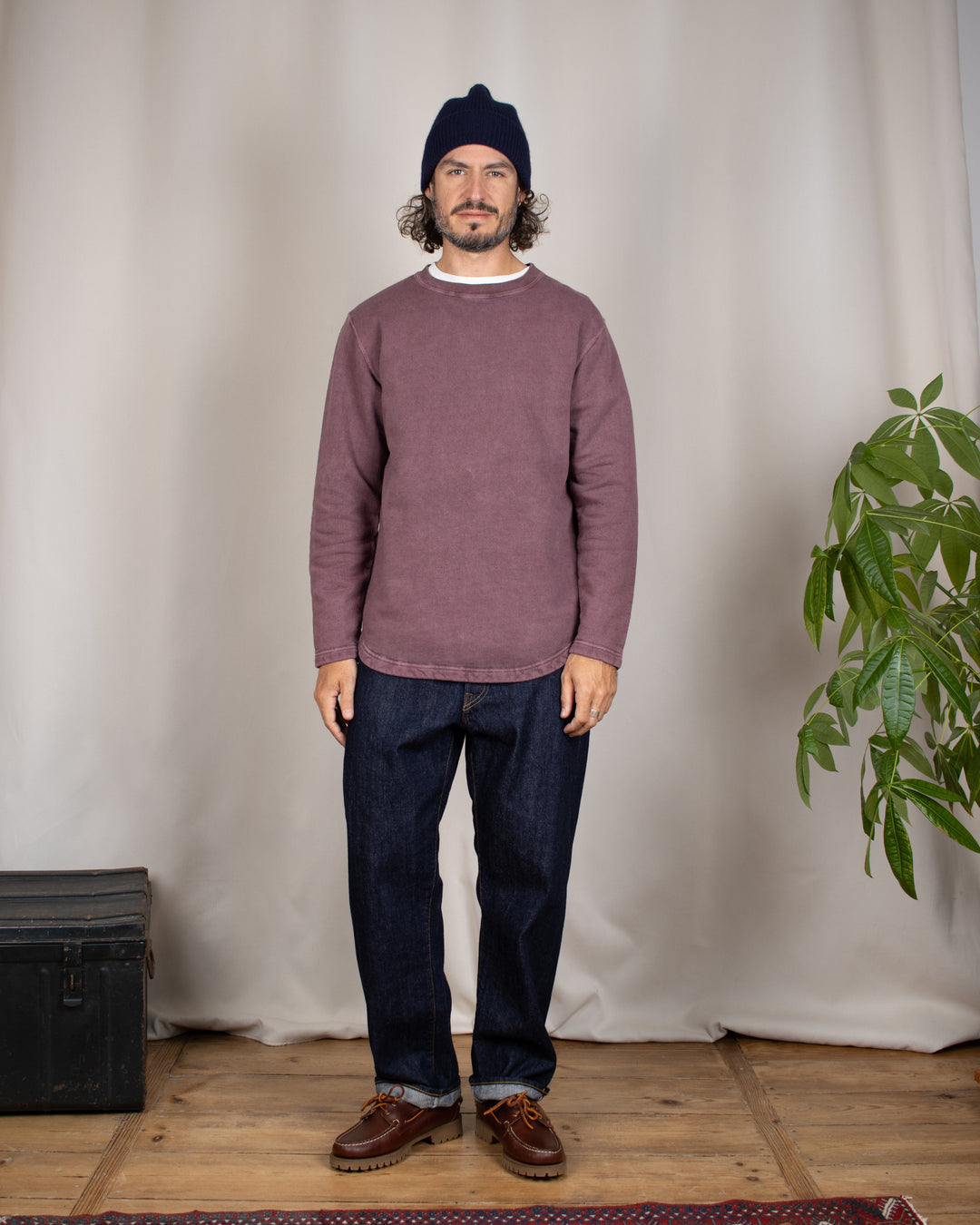 Rough Crew Sweat P-Bordeaux