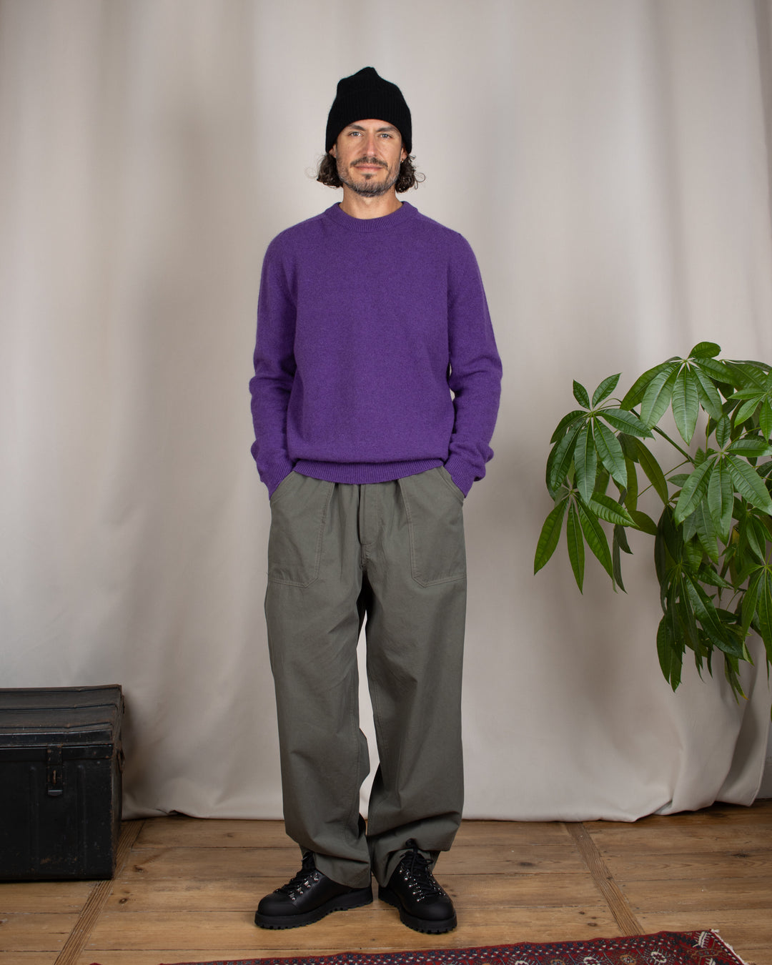 Pull Armen Col Rond Prune