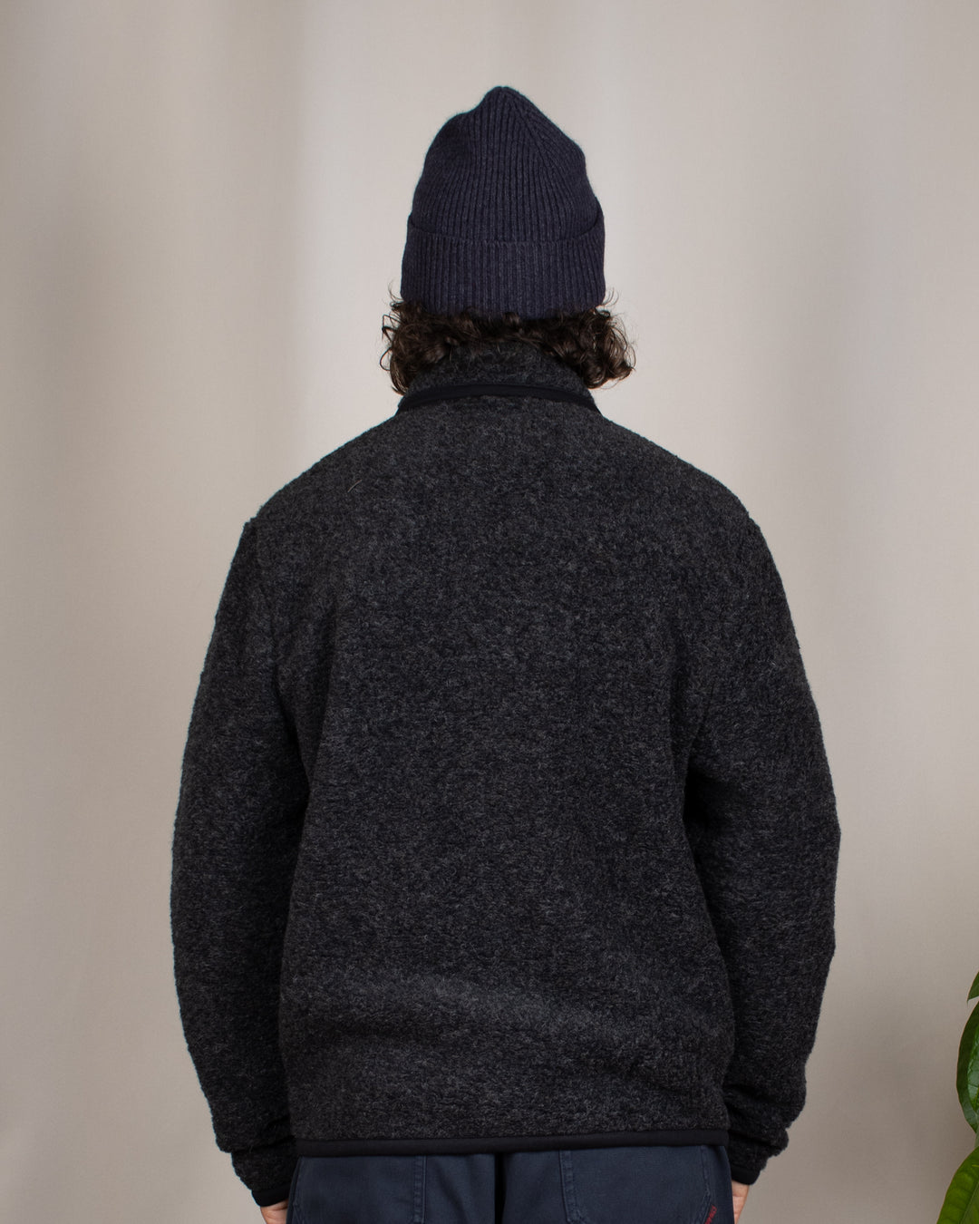 Lancaster Jacket Bouclet Fleece Charcoal