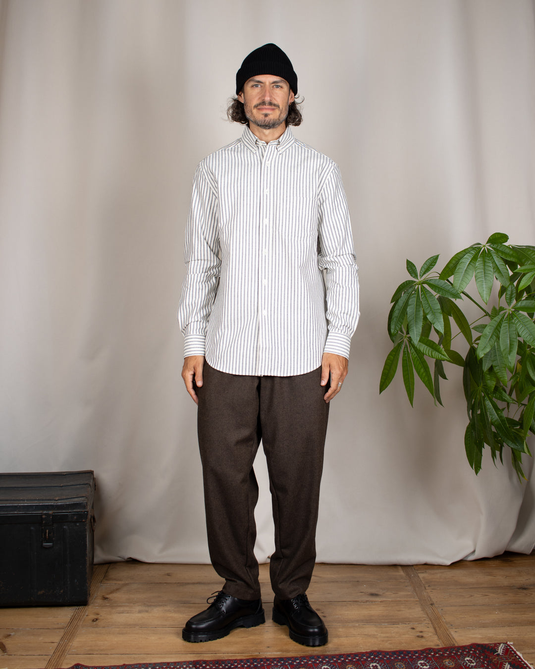 Montebelo Stripe Shirt Black