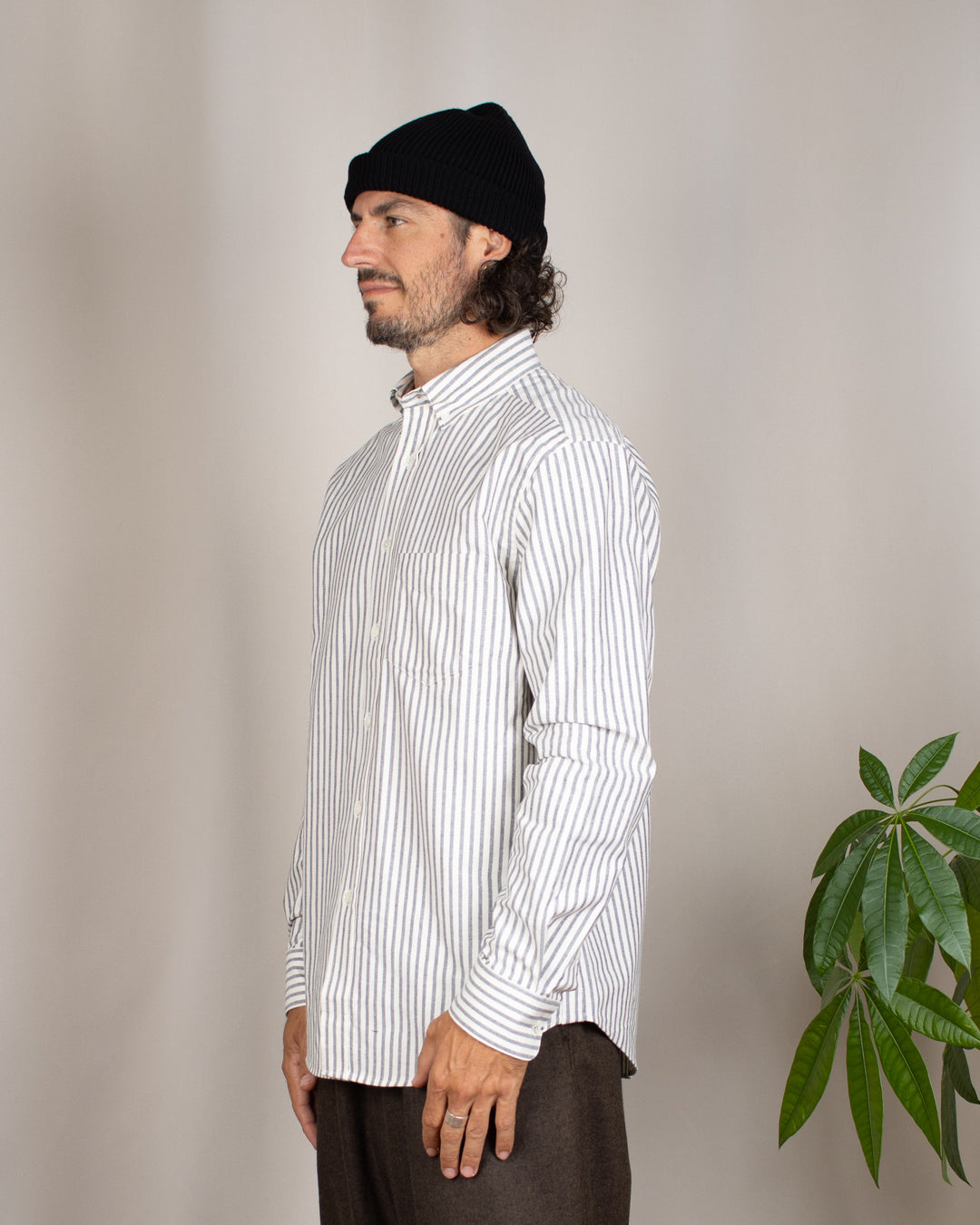 Montebelo Stripe Shirt Black