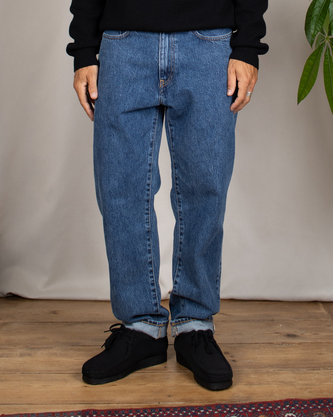 Cosmos Pant Blue Mid Marble Wash