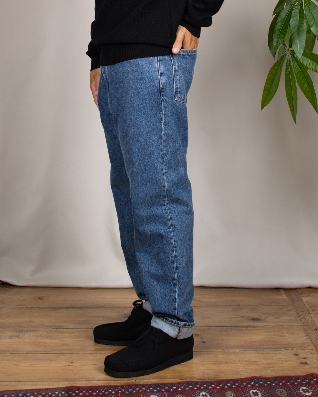 Cosmos Pant Blue Mid Marble Wash