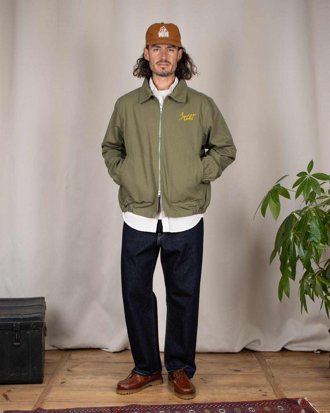 Twill Work Jacket Olive