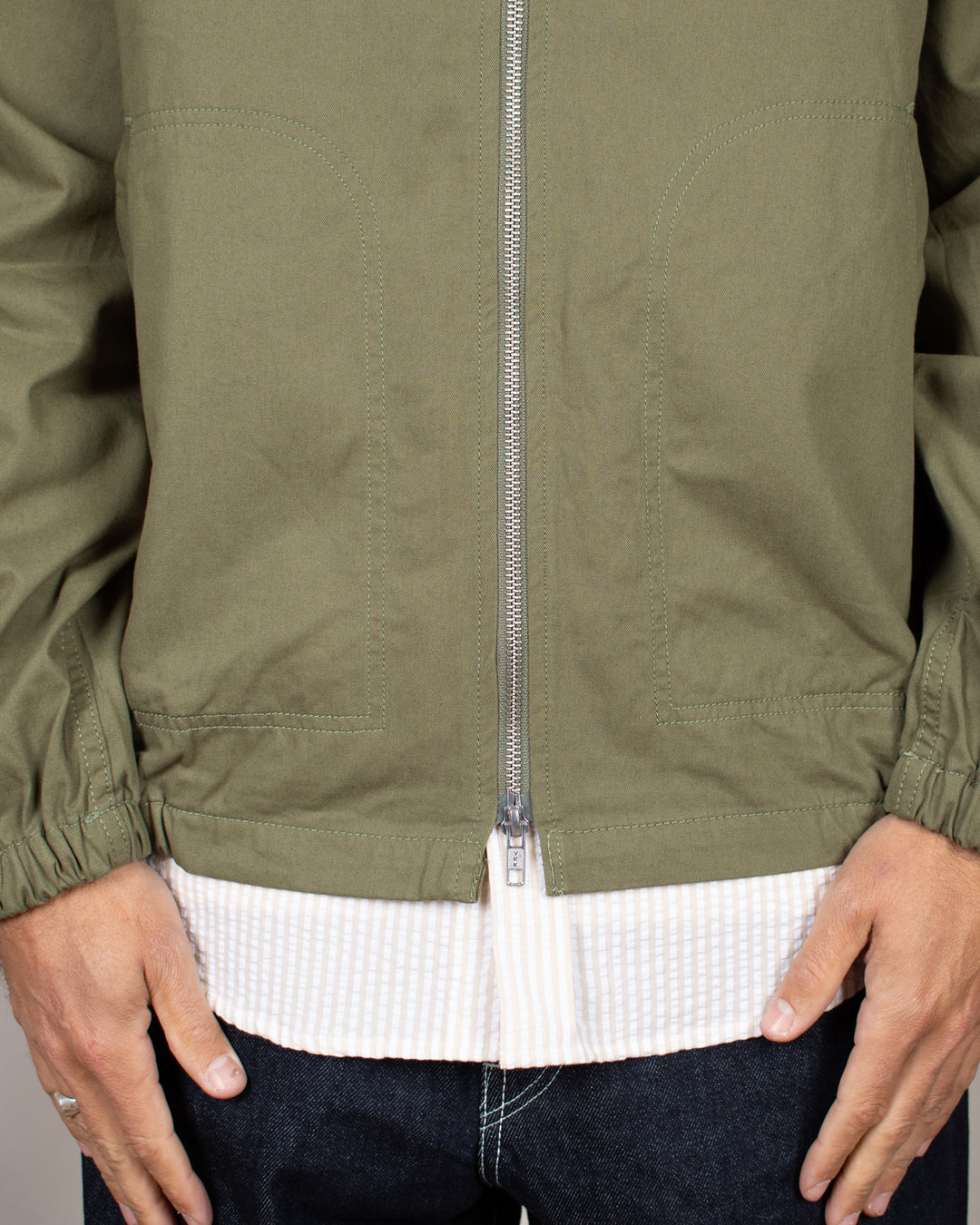 Twill Work Jacket Olive