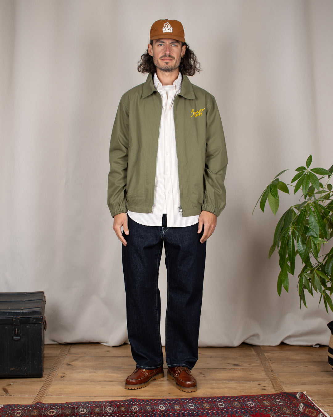 Twill Work Jacket Olive