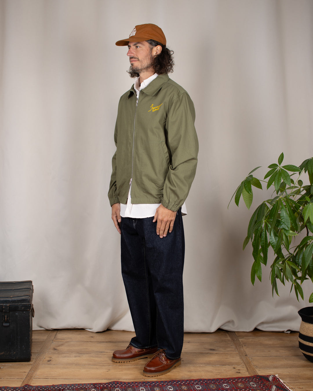 Twill Work Jacket Olive