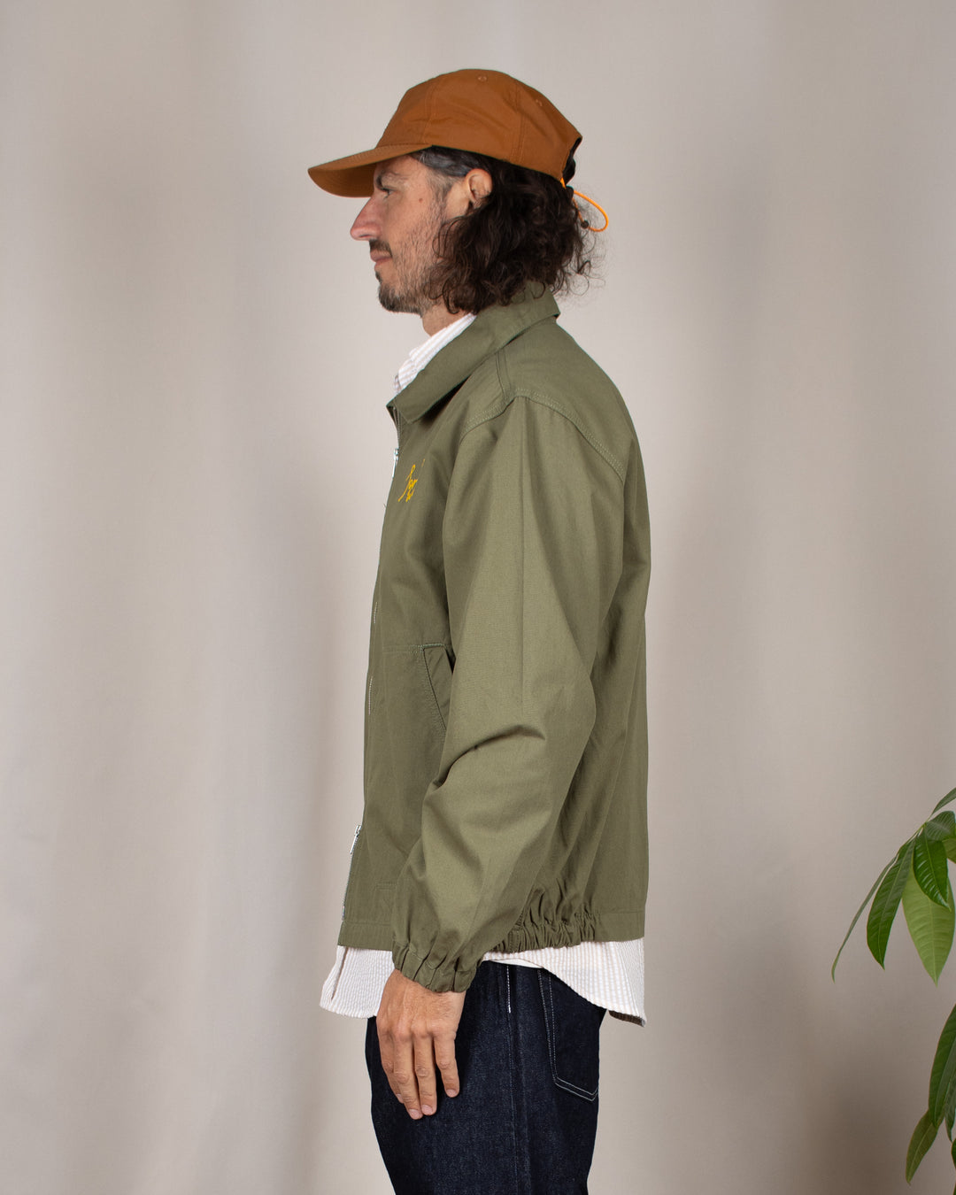 Twill Work Jacket Olive