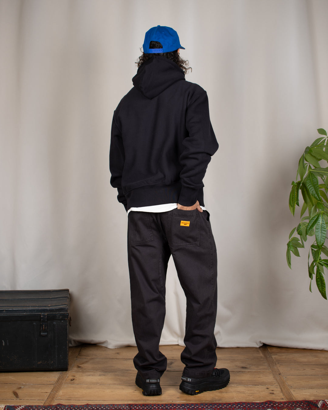 Pigment HBT Chef Pants Black