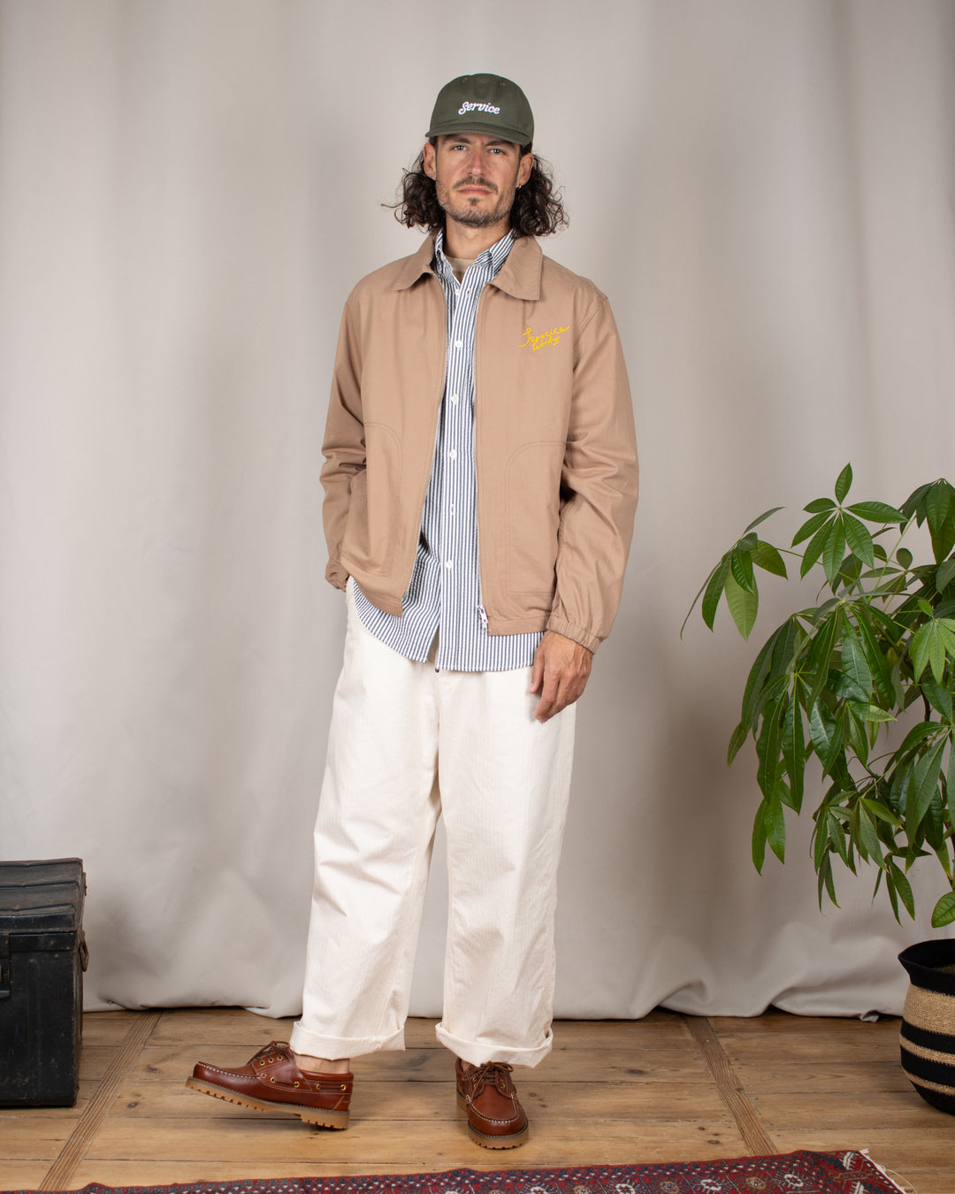 Twill Work Jacket Mushroom