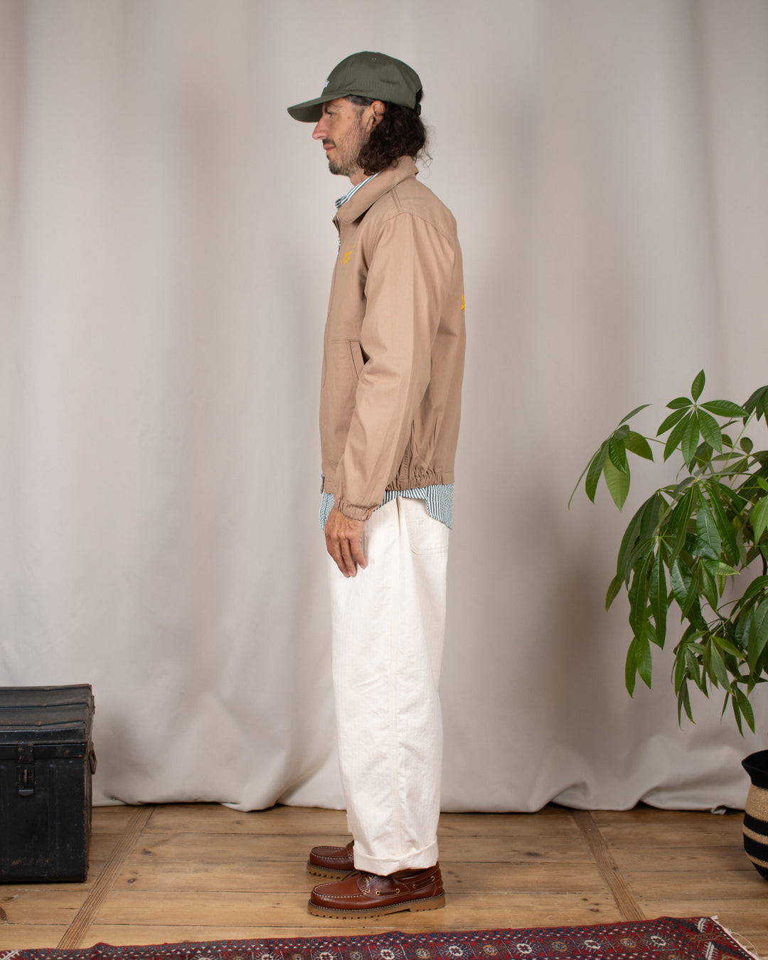 Twill Work Jacket Mushroom