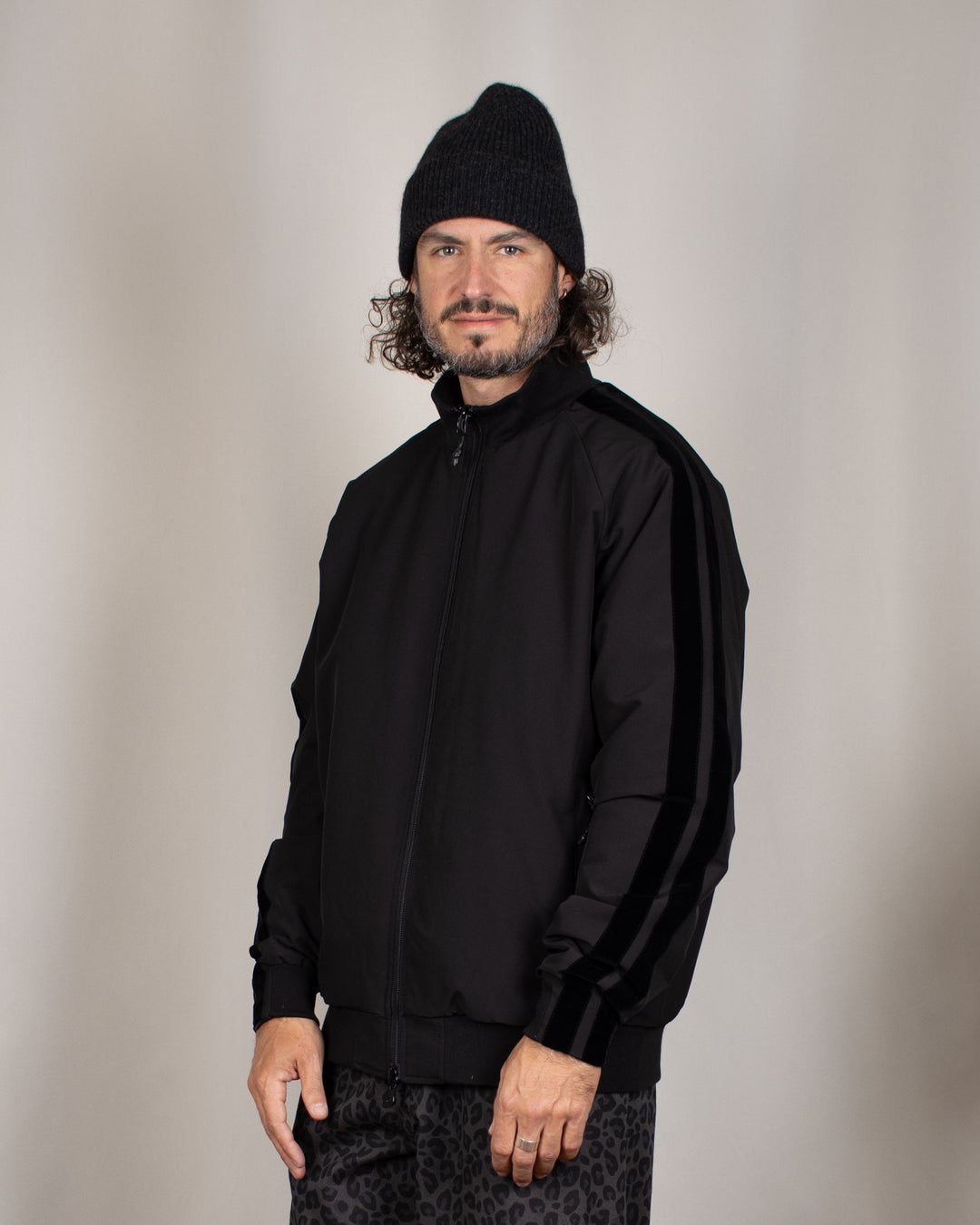 Reversible Relax High-Neck Down Jacket BK×BK