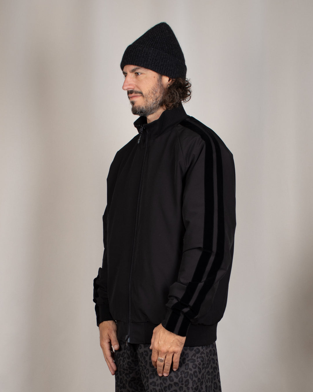 Reversible Relax High-Neck Down Jacket BK×BK