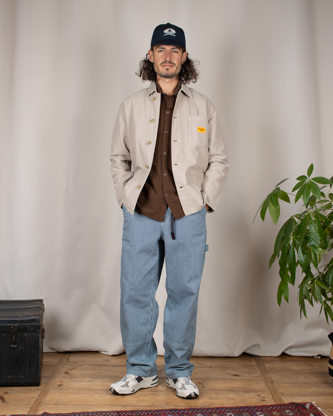 Overdyed Hickory Work Pant Navy