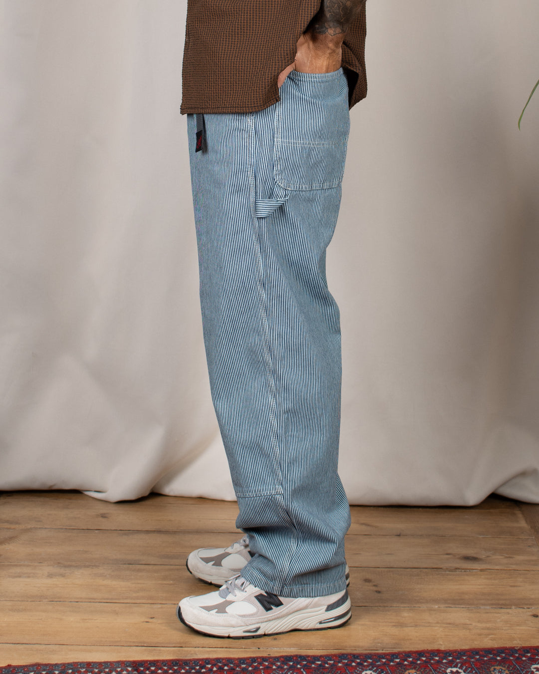 Overdyed Hickory Work Pant Navy