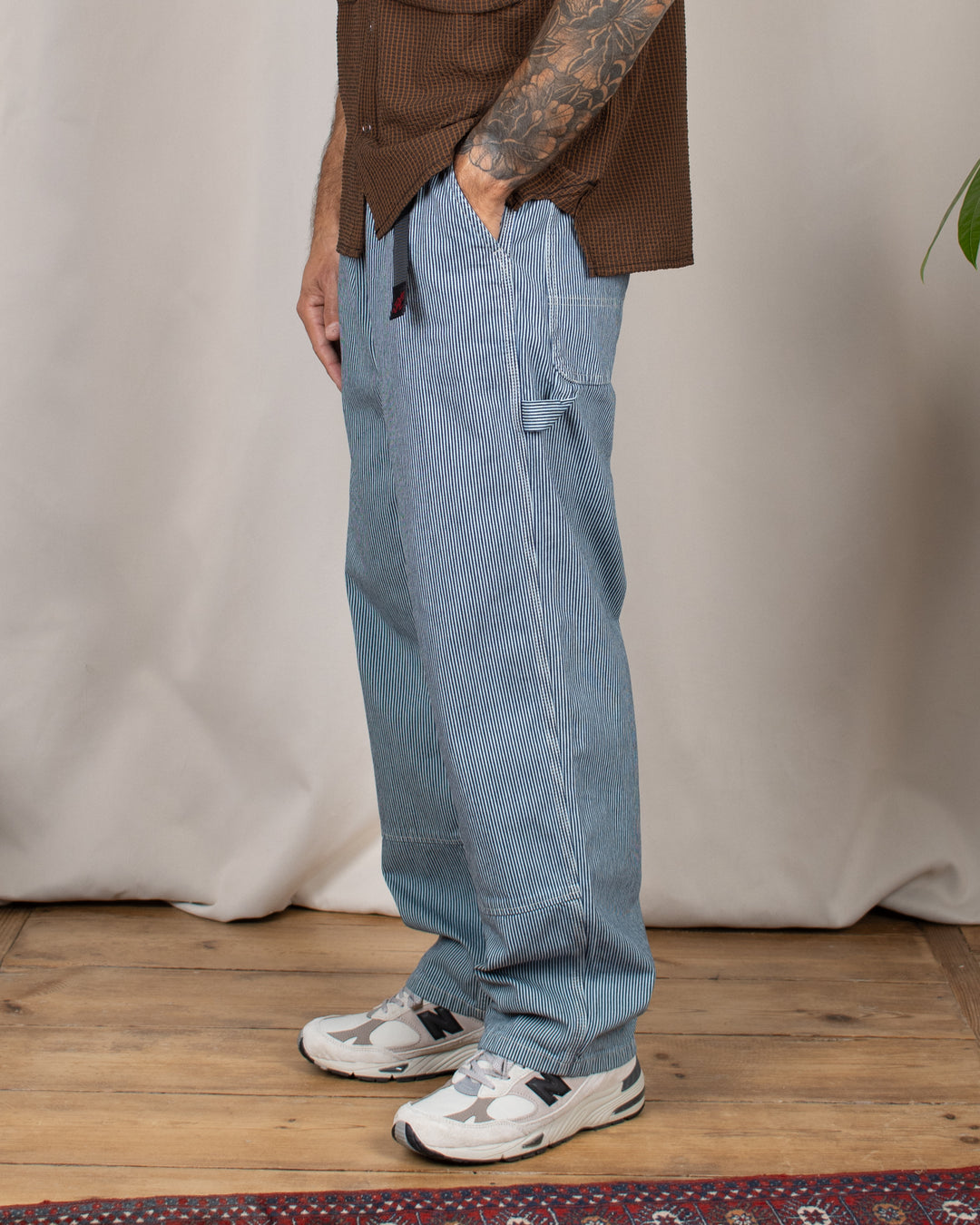 Overdyed Hickory Work Pant Navy