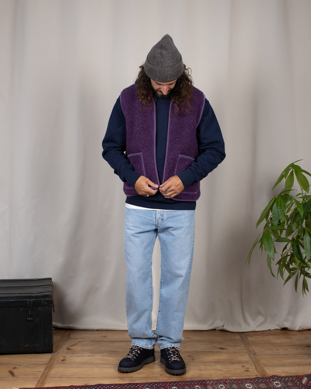 Pepitco Vest Purple