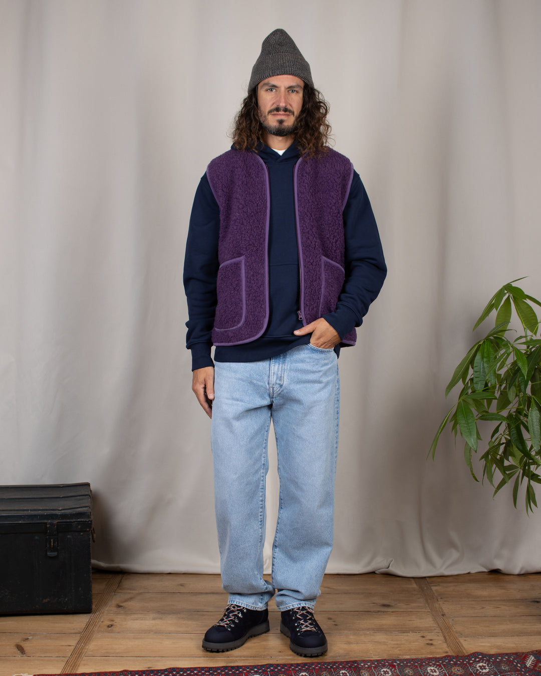 Pepitco Vest Purple