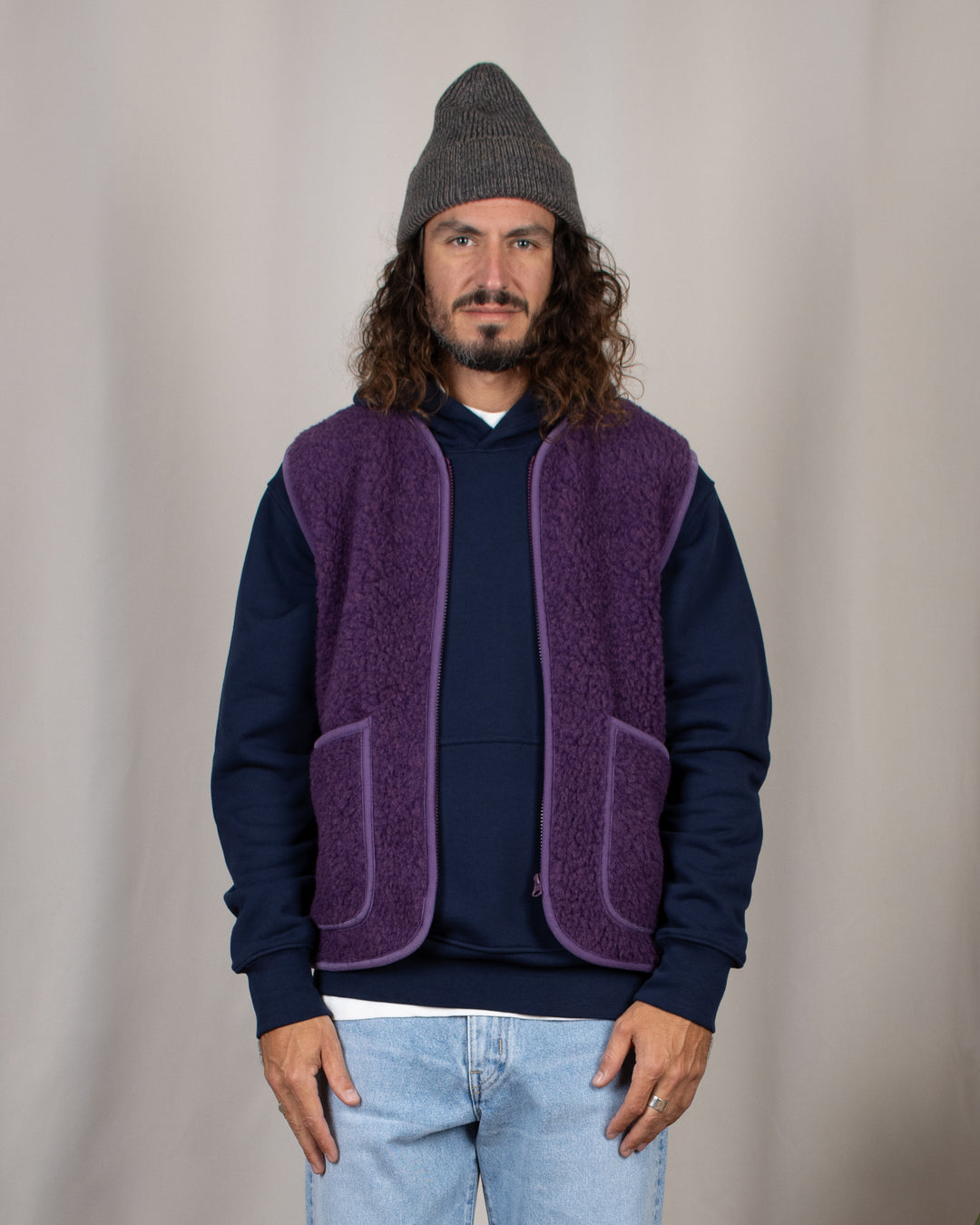 Pepitco Vest Purple