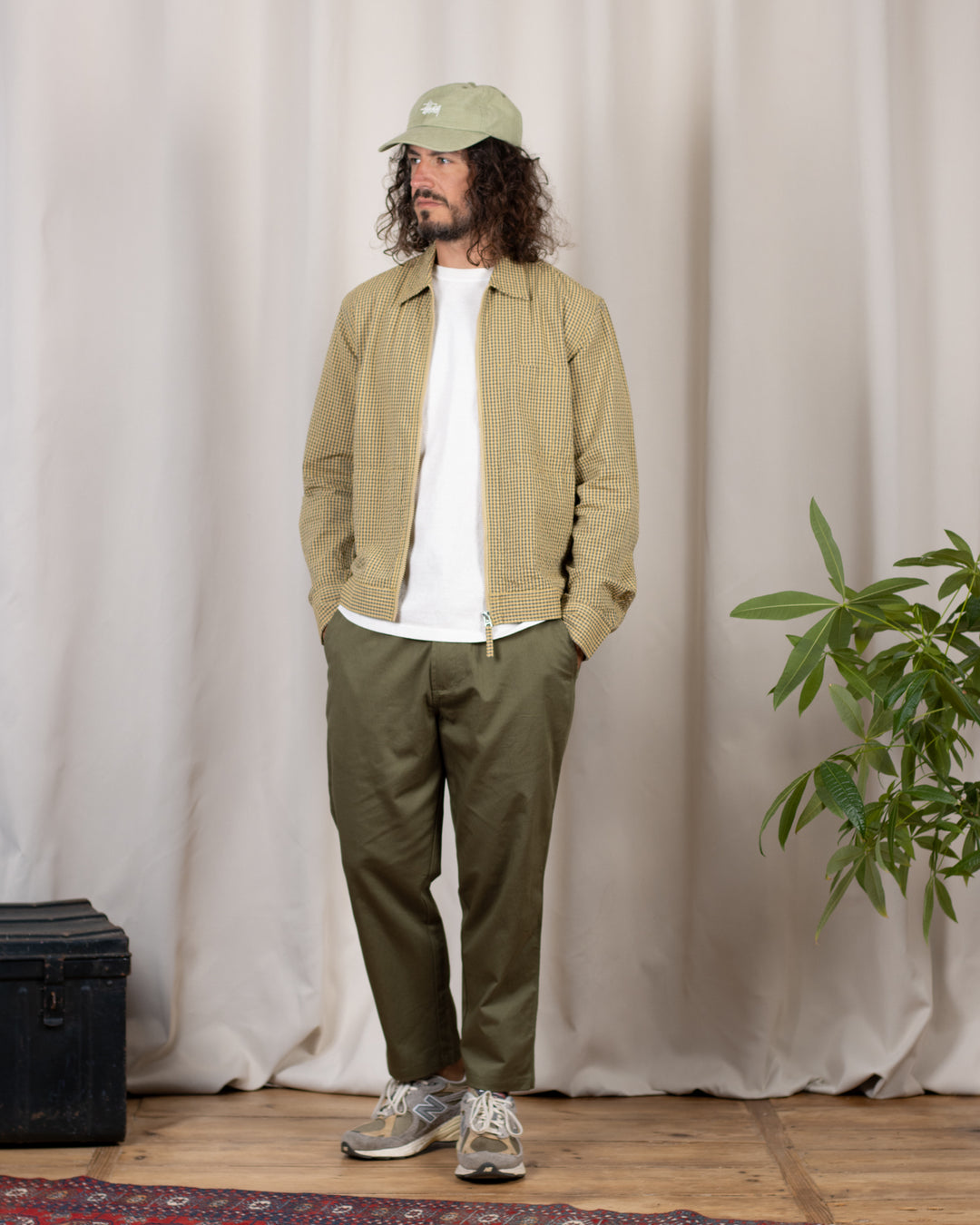 Hi Water Trouser Light Olive Twill