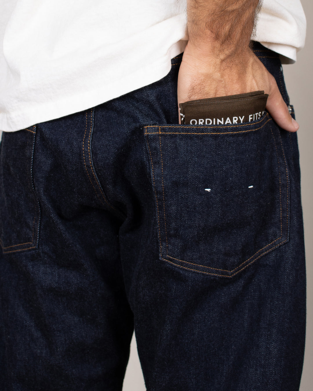 Loose Ankle Jeans One Wash Indigo