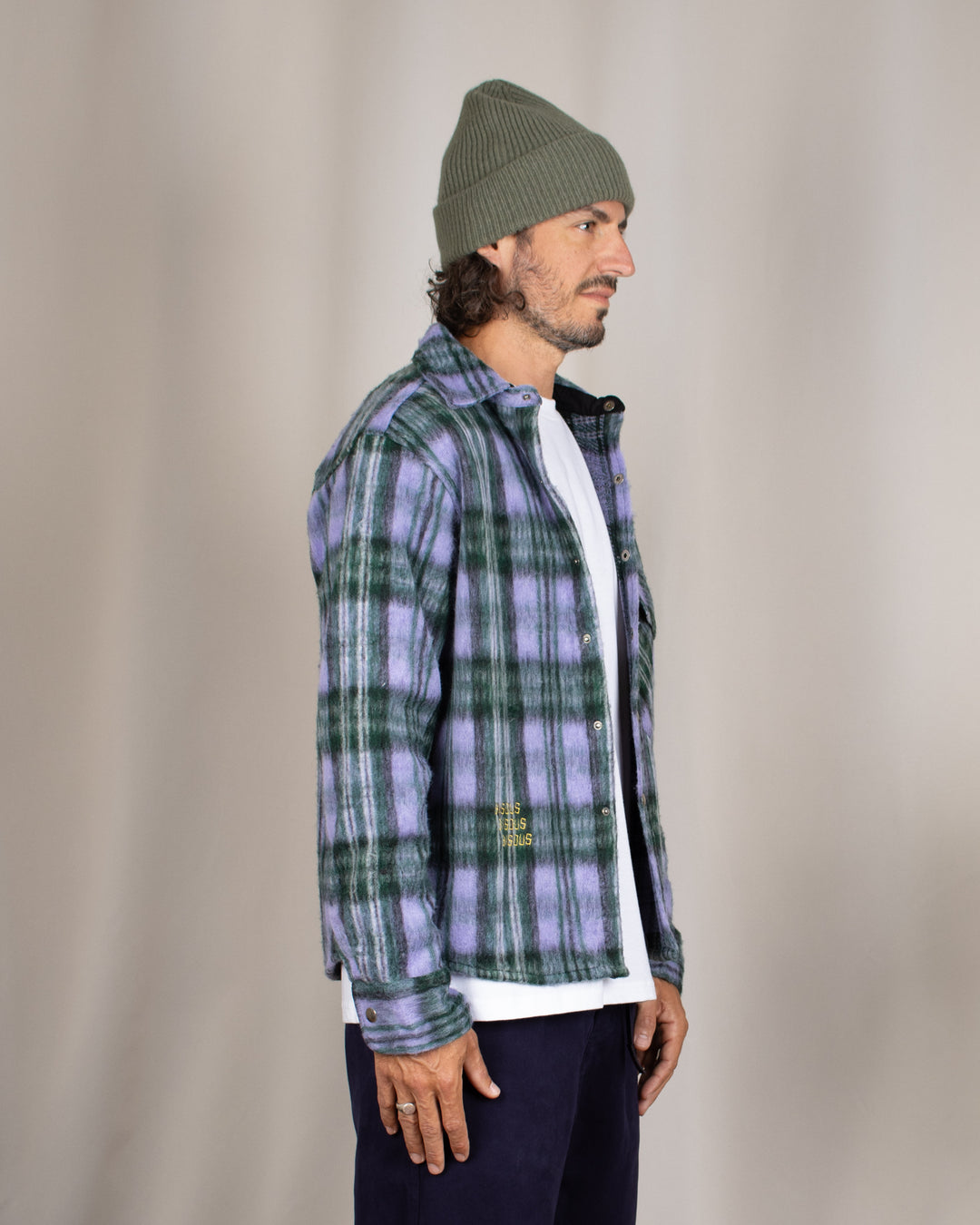 Garage Flannel Shirts Purple