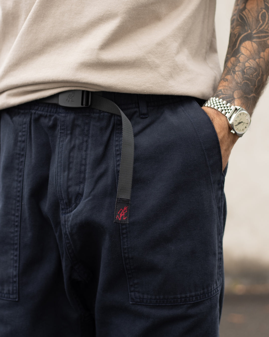 Loose Tapered Ridge Pant Double Navy