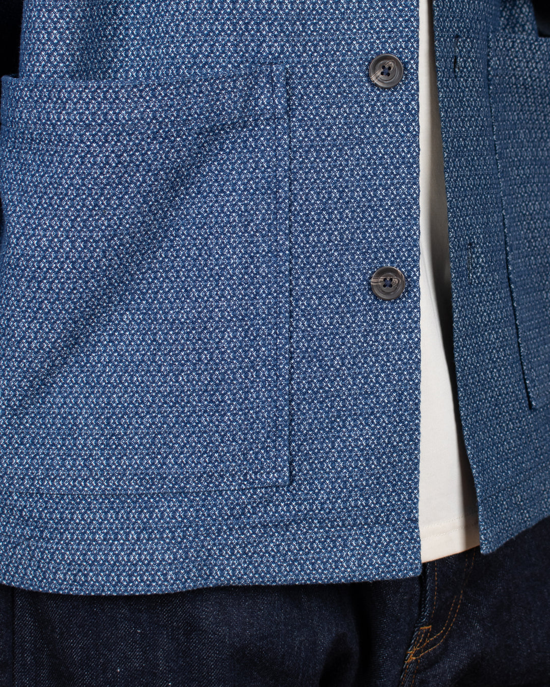 Blade Needle Jacket Blue