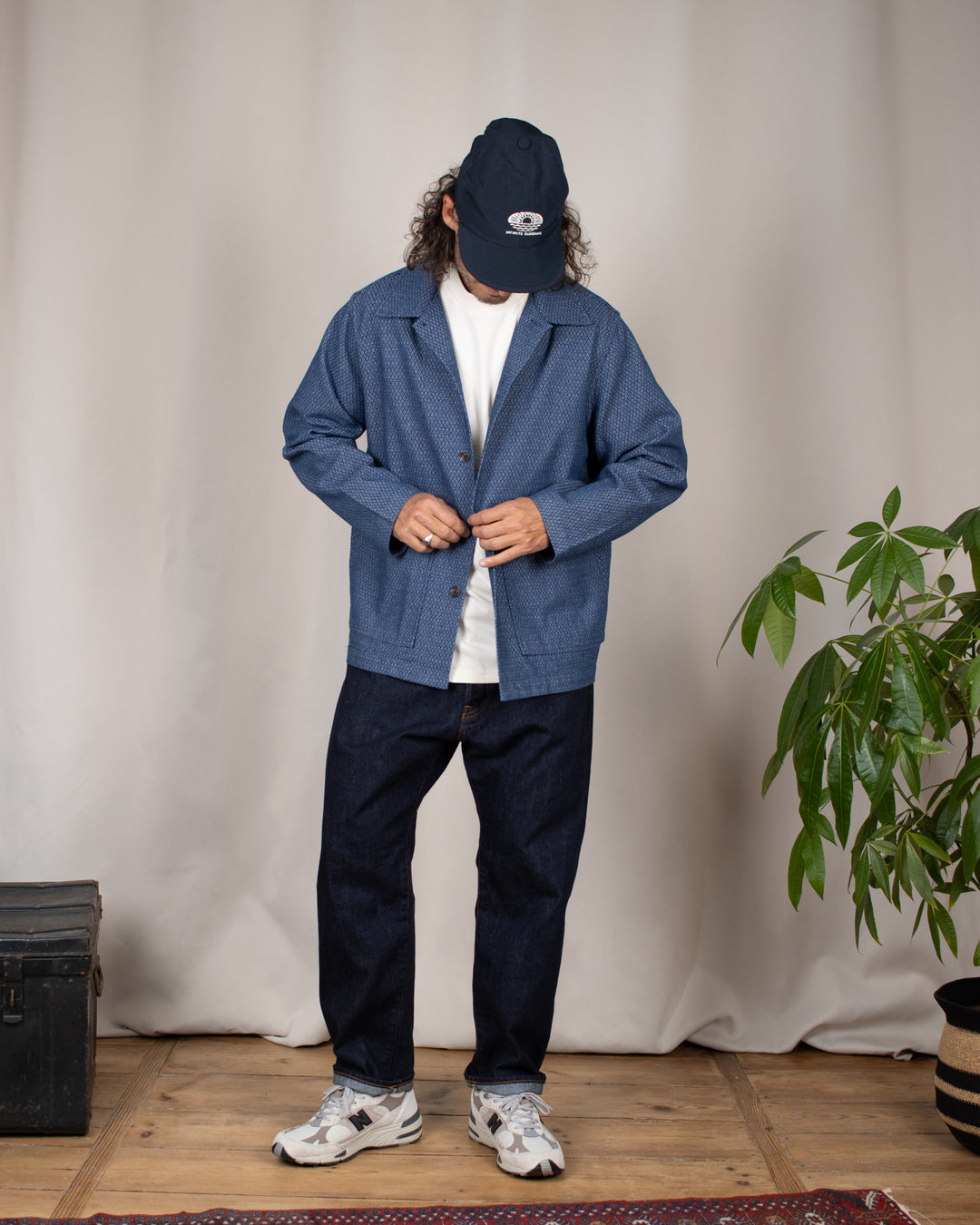 Blade Needle Jacket Blue