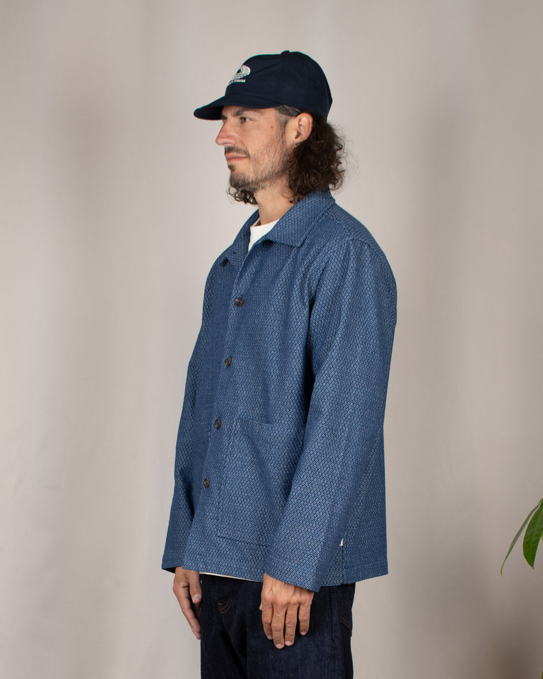 Blade Needle Jacket Blue
