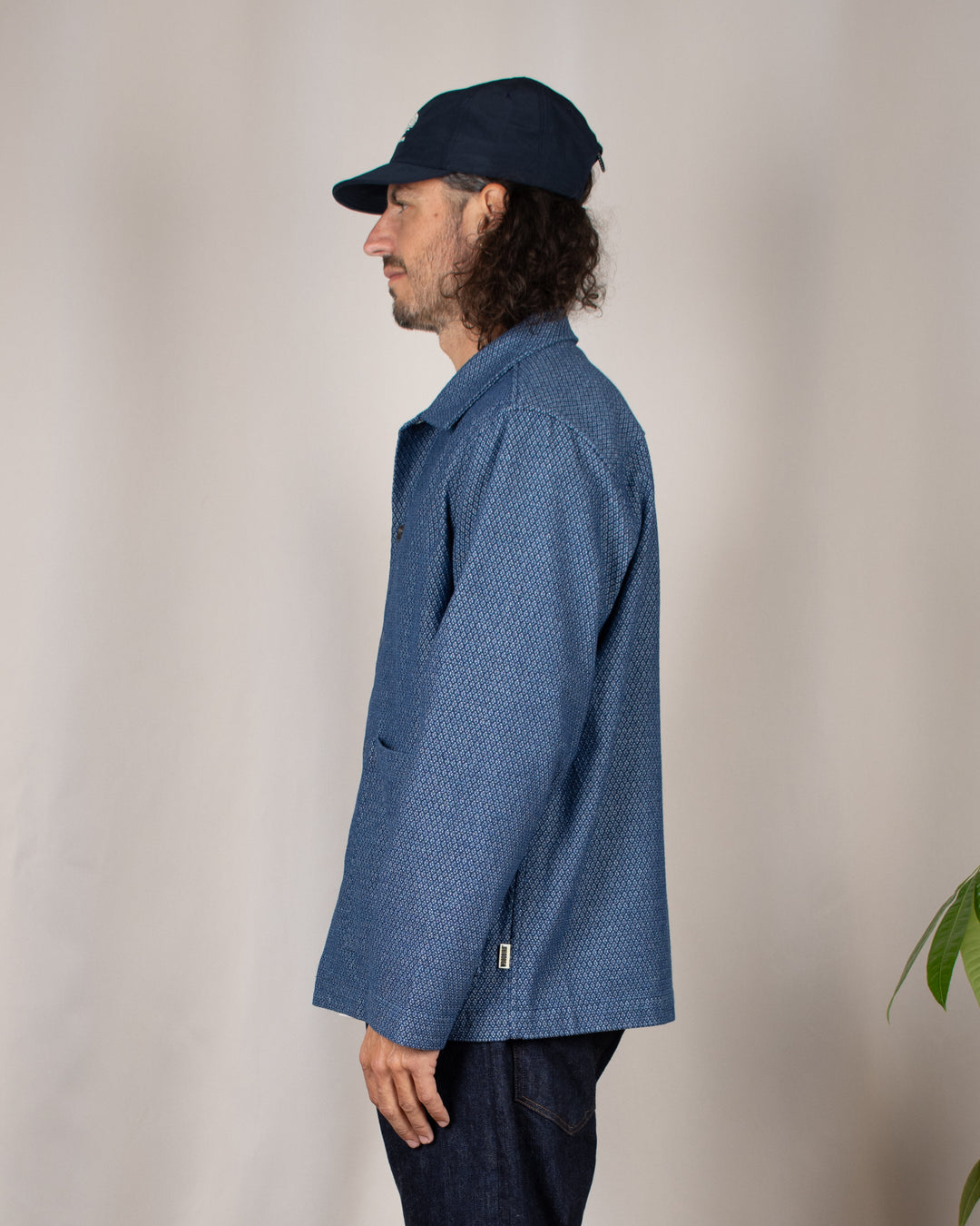 Blade Needle Jacket Blue