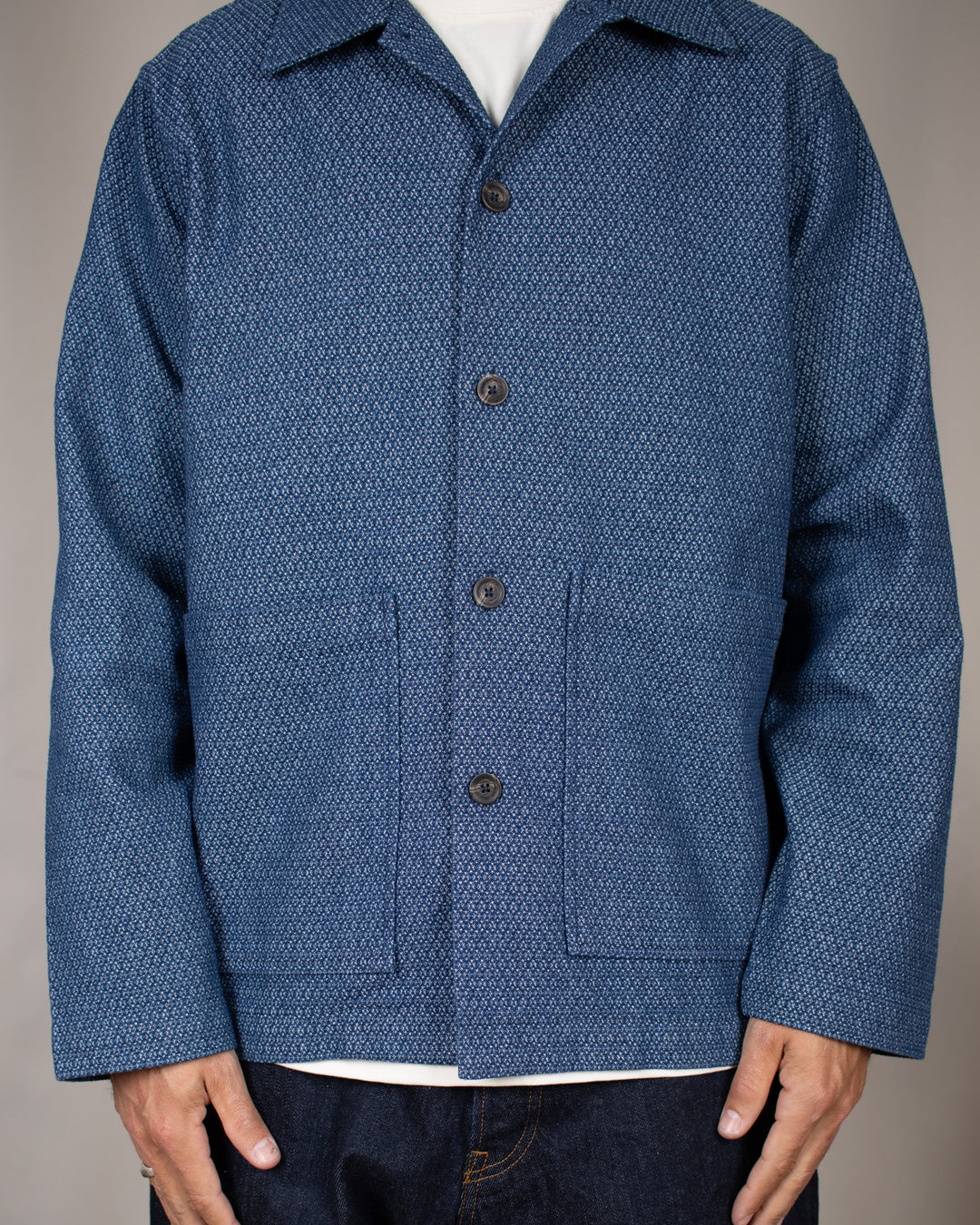 Blade Needle Jacket Blue