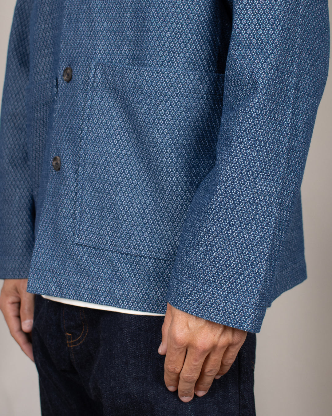 Blade Needle Jacket Blue