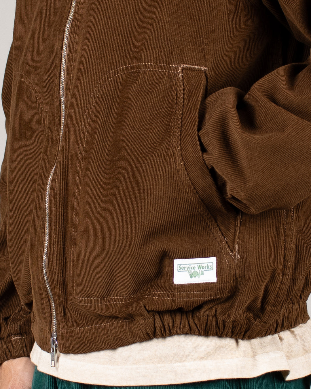 Fine Cord Work Jacket Bark