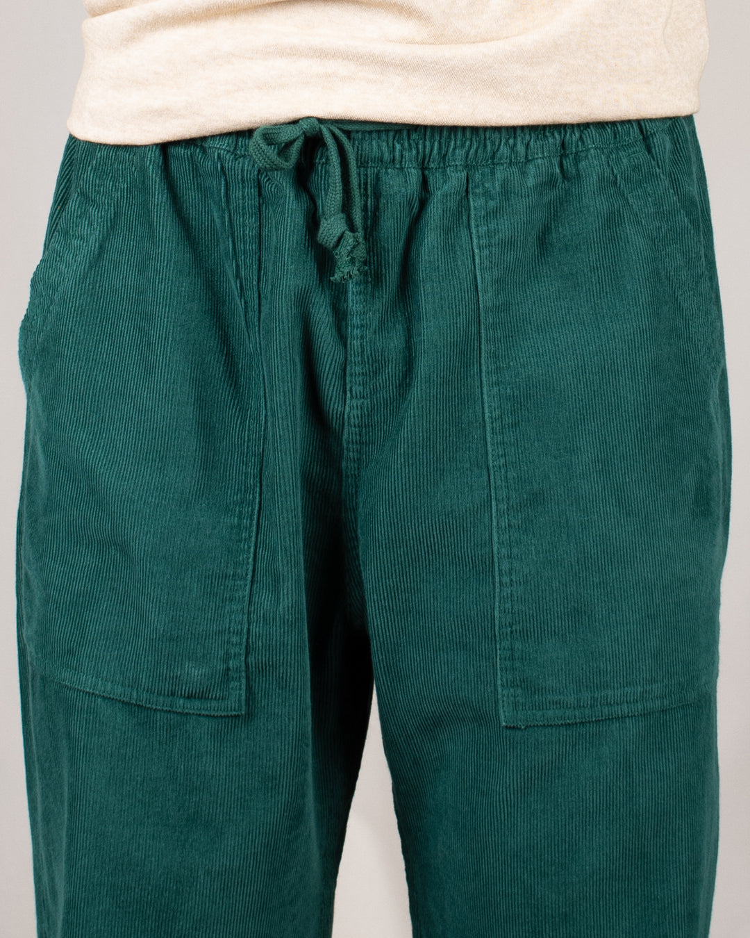 Fine Cord Chef Pants Green