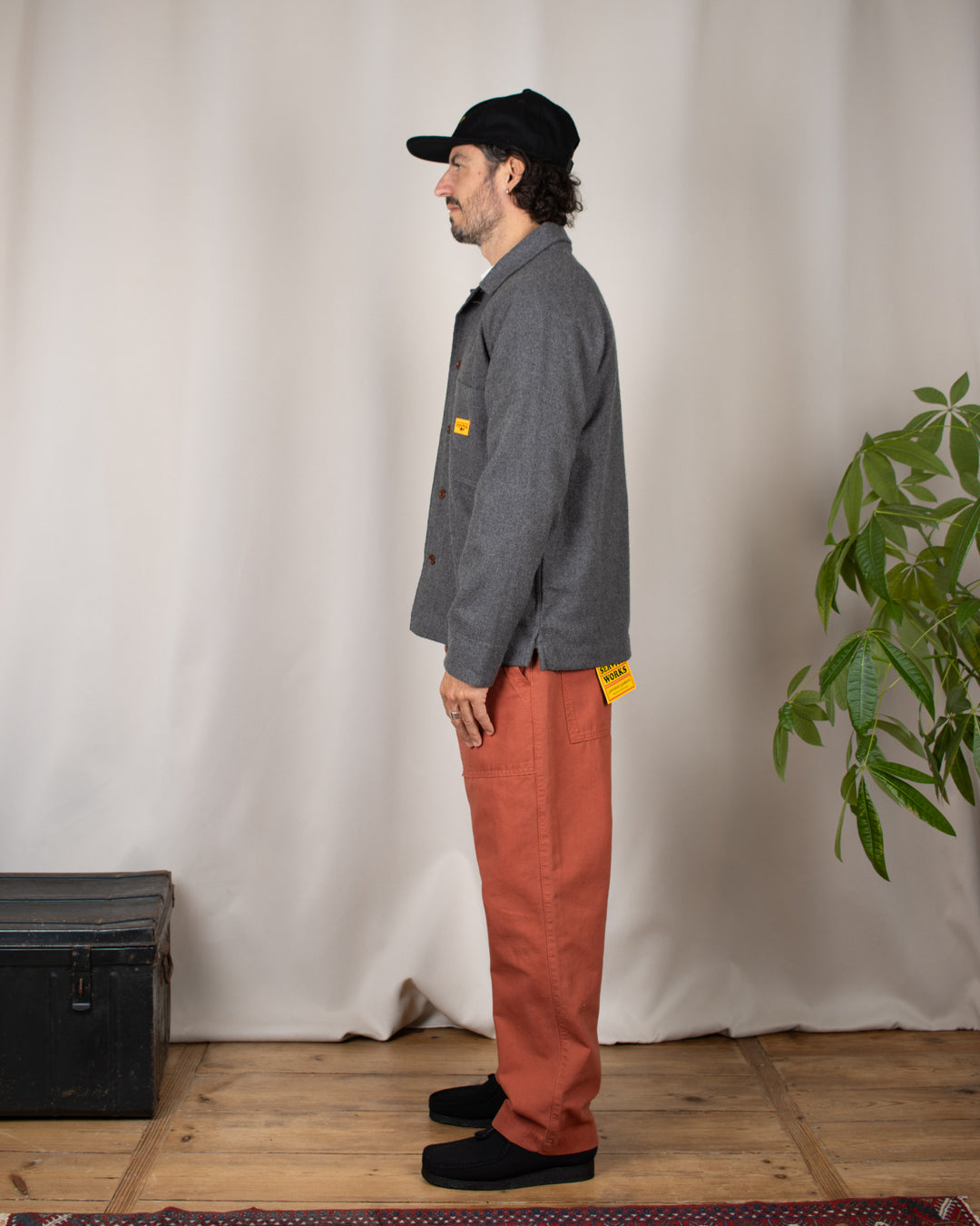 Flannel FOH Overshirt Charcoal