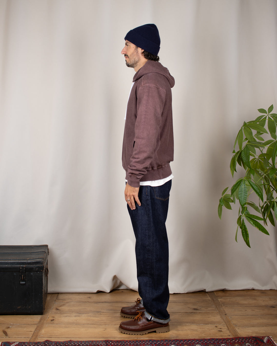Heavy Pullover Hood Sweat P-Bordeaux