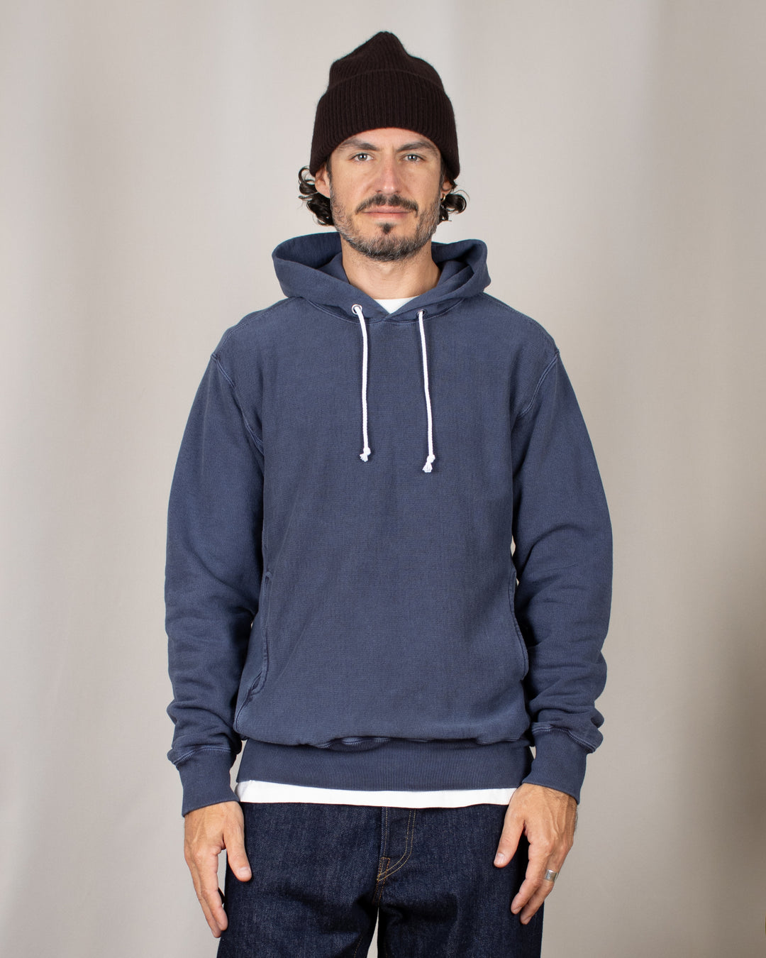 Heavy Pullover Hood Sweat P-Navy