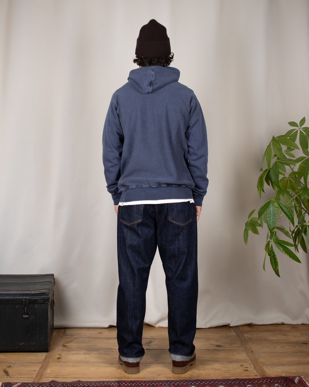 Heavy Pullover Hood Sweat P-Navy